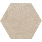 Плитка под дерево, шестиугольная 17,5x20 Equipe Hexawood Grey 21627 (серая)