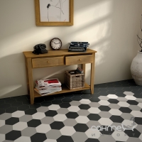 Плитка для підлоги, шестикутна 17,5x20 Equipe Hexatile Blanco Mate 20339 (біла)