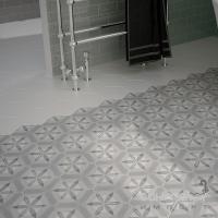 Плитка для підлоги, шестикутна 17,5x20 Equipe Hexatile Gris Mate 20340 (сіра)