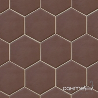 Плитка для підлоги, шестикутна 17,5x20 Equipe Hexatile Marron Mate 20548 (коричнева)