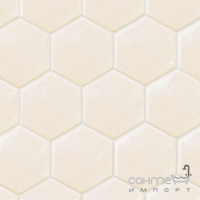 Настінна плитка, шестикутна 17,5x20 Equipe Hexatile Crema Brillo 20520 (бежева)