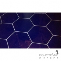 Настінна плитка, шестикутна 17,5x20 Equipe Hexatile Cobalto Brillo 20522 (синя)