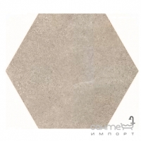 Плитка напольная, шестиугольная 17,5x20 Equipe Hexatile Cement Mink 22096 (бежевая) 