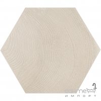Плитка под дерево, шестиугольная 17,5x20 Equipe Hexawood White 21626 (белая)