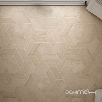 Плитка под дерево 9x20,5 Equipe Hexawood Chevron Tan Left 21656 (светло-бежевая)