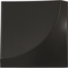 Плитка настінна 15x15 Equipe Magical 3 Curve Black Matt 23107 (чорна, матова)