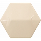 Настенная плитка, шестиугольная 12,4x10,7 Equipe Magical 3 Star Cream 23077 (бежевая, глянцевая)
