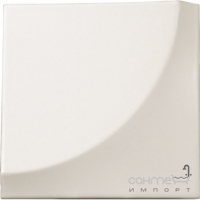 Настенная плитка 15x15 Equipe Magical 3 Curve White Matt 23106 (белая, матовая)