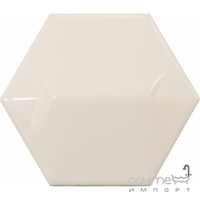 Настінна плитка шестикутна 12,4x10,7 Equipe Magical 3 Star White 23074 (біла, глянсова)