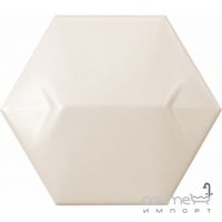 Настенная плитка, шестиугольная 12,4x10,7 Equipe Magical 3 Star White Matt 23027 (белая, матовая)