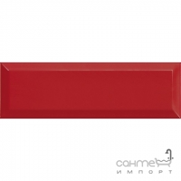Настенная плитка 10x30 Equipe Metro Rosso 20133 (красная)