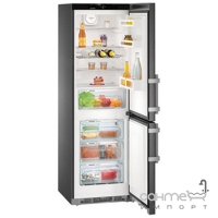 Двухкамерный холодильник с нижней морозилкой Liebherr CNbs 3415 Comfort NoFrost (А+++) черный