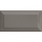 Настенная плитка 10x20 Equipe Metro Dark Grey 20996 (темно-серая)