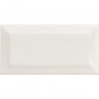 Настенная плитка 10x20 Equipe Metro White Matte 14026 (белая, матовая)