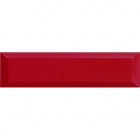 Настенная плитка 7,5x30 Equipe Metro Rosso 14251 (красная)
