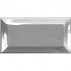 Настенная плитка, декор 7,5x15 Equipe Metro Silver 14060 (серебро)