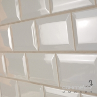 Плитка настінна 10x20 Equipe Metro White Matte 14026 (біла, матова)