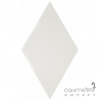 Настенная плитка, ромб 15,2x26,3 Equipe Rhombus Wall White 22747 (белая)