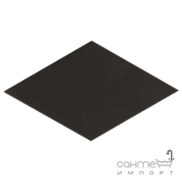 Плитка универсальная, ромб 14x24 Equipe Rhombus Black Smooth 22693 (черная)