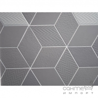 Плитка універсальна, ромб 14x24 Equipe Rhombus Dark Grey 21293 (темно-сіра, довільний дизайн)
