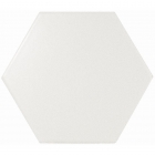Настінна плитка 12,4x10,7 Equipe Scale Hexagon White Matt 21767 (біла, матова)