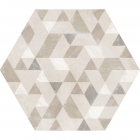 Плитка універсальна шестикутна 29,2x25,4 Equipe Urban Hexagon Forest Natural 23618