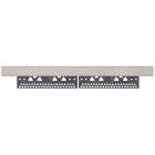 Плитка керамическая напольная подступенок Pilch Cemento szary profil schodowy 4x59,6