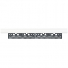 Плитка керамическая напольная подступенок Pilch Cemento bialy profil schodowy 4x59,6