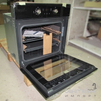 Встраиваемый электрический духовой шкаф с конвекцией Fabiano FBO 24 Lux Black черное стекло