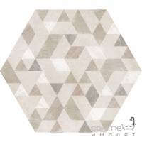 Плитка универсальная, шестиугольная 29,2x25,4 Equipe Urban Hexagon Forest Natural 23618