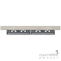 Плитка керамічна підлога підлогова Pilch Cemento szary profil schodowy 4x59,6