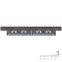 Плитка керамическая напольная подступенок Pilch Cemento grafit profil schodowy 4x59,6