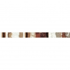Плитка настенная фриз Pilch Nordica Trucco red listwa 4,5x60