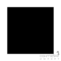 Плитка керамическая напольная вставка Pilch Black&White Extra Black naroznik 1A 9,8x9,8