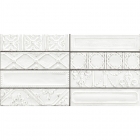 Плитка, декор 7x28 Ragno Eden Decoro Tin Bianco R12C (белая)