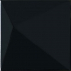Плитка настінна Pilch Simple czarny struktura 15x15
