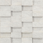 Мозаїка 29x29 Ragno Realstone Quarzite Mosaico 3D Bianco R08X (біла)