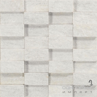 Мозаїка 29x29 Ragno Realstone Quarzite Mosaico 3D Bianco R08X (біла)