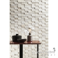 Мозаика 29x29 Ragno Realstone Quarzite Mosaico 3D Bianco R08X (белая)