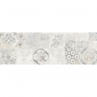 Настенная плитка, декор 40x120 Ragno Terracruda Decoro Carpet Luce R02N (серая)