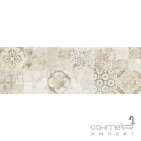 Настенная плитка, декор 40x120 Ragno Terracruda Decoro Carpet Sabbia R02M (бежевая)