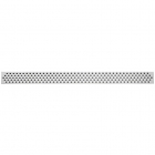 Душовий канал із горизонтальним фланцем Inox Style Supra-Line Classic з решіткою Овал