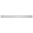 Душевой канал с горизонтальным фланцем Inox Style Supra-Line Classic с решёткой Белое стекло