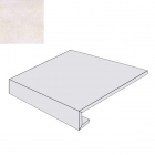 Ступень прямая 345x300 Zeus Ceramica Concrete Bianco SZRXRM1RC
