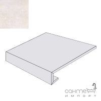 Ступень прямая 345x300 Zeus Ceramica Concrete Bianco SZRXRM1RC