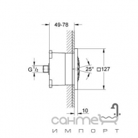 Гідромасажна форсунка GROHE Rainshower F-Series 27251KS0