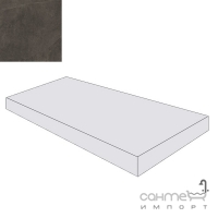 Ступень угловая правая 345x600 Zeus Ceramica Cornerstone Slate Black SX604F9RR2