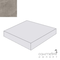 Сходинка кутова ліва 345x300 Zeus Ceramica Cornerstone Slate Grey SX604F8RC1