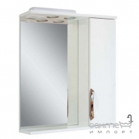 Зеркало с подсветкой ПІК Alveus ДЗ0160, шкафчик справа