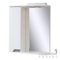Зеркало с подсветкой ПІК Simple Metallic ДЗ0160, шкафчик слева